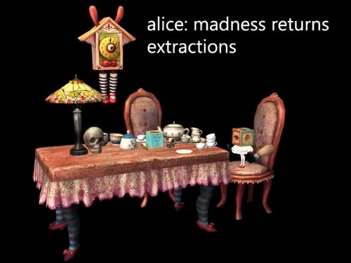 Furniture and tea-table arrangement