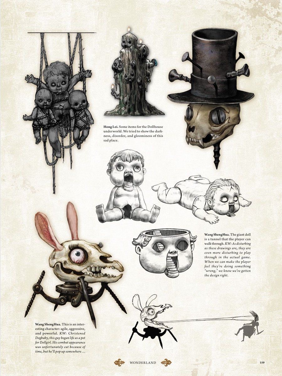 Mechanical character and prop sketches