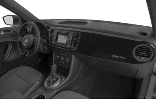 Volkswagen Beetle dashboard and front cabin